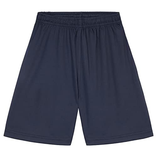 CityComfort Sporthose Jungen Kurz Unisex Kinder Shorts Kurze Hosen Sommer Sport Turnhose Jungen Mädchen Kurz Kinder Kleidung Sportswear Sportkleidung 4-14 Jahre (Blau Marine, 11-12 Jahre) von CityComfort