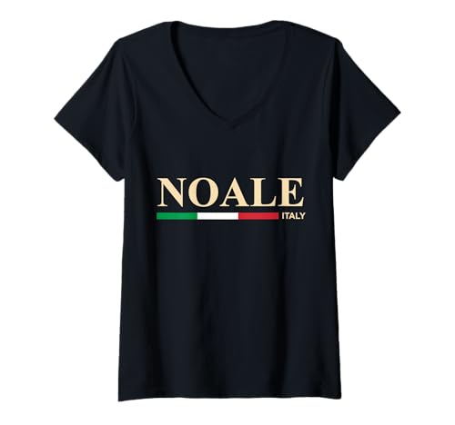 Damen Noale Italien T-Shirt mit V-Ausschnitt von CityVibe Creations