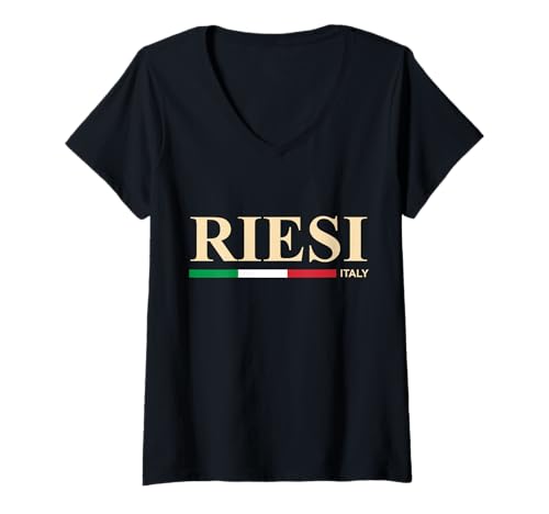 Damen Riesi Italien T-Shirt mit V-Ausschnitt von CityVibe Creations