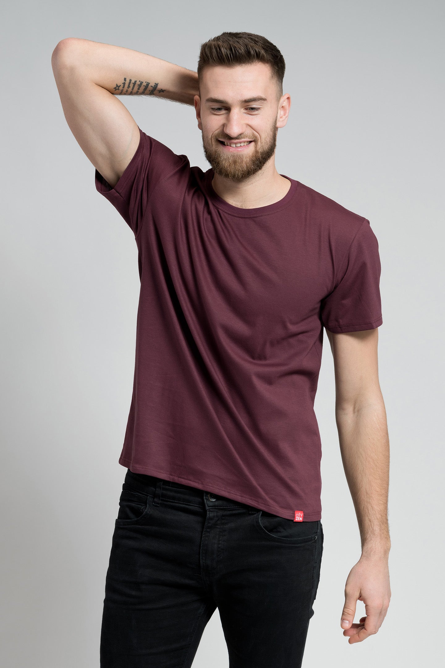 Antischweiß Herren Baumwollshirt CityZen® - Rundhals von CityZen