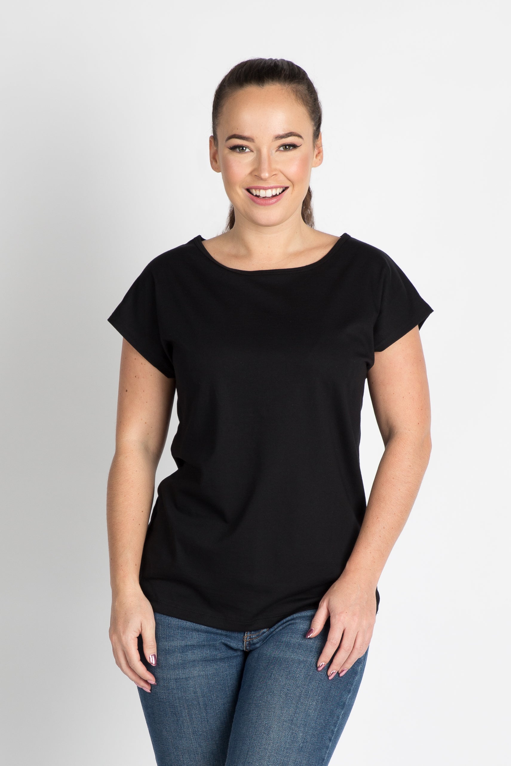 Hi-Tech Damen T-Shirt - Kimono Ärmel von CityZen