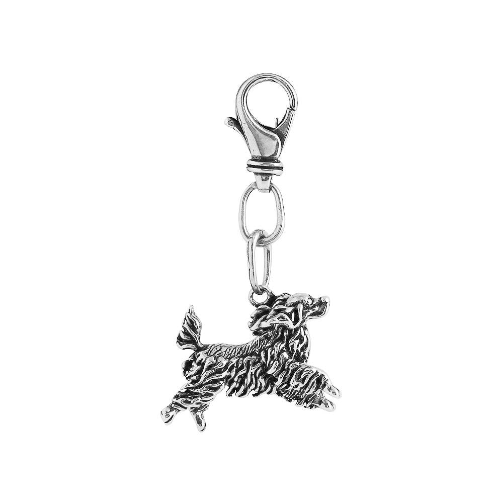 Cocker Spaniel Schlüsselanhänger in Sterling Silber, Hundeschmuck, Schmuck von CityofJewelz