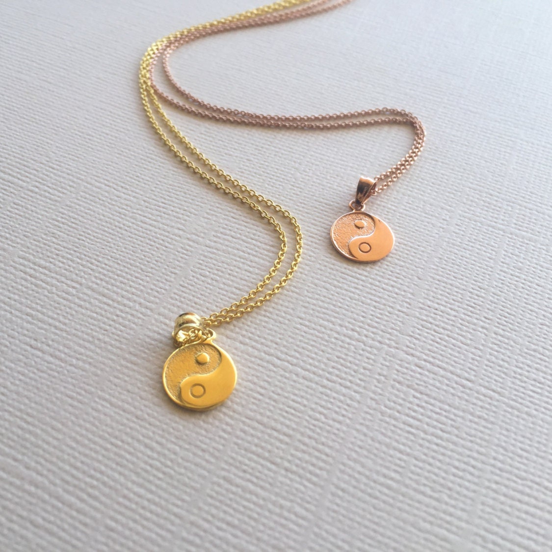 Yin-Yang Halskette Aus Sterling Silber von CityofJewelz