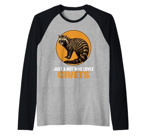 Herren Civet Zibetkatze Raglan Herren Civet Zibetkatze Raglan von Civet Zibetkatze Tier Shop