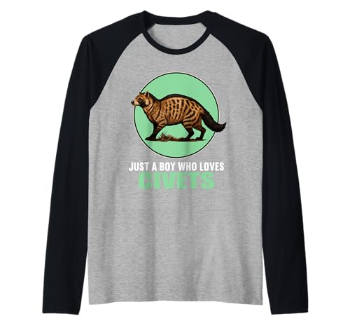 Herren Civet Zibetkatze Raglan Herren Civet Zibetkatze Raglan von Civet Zibetkatze Tier Shop