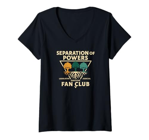 Damen Trennung der Kräfte Fan Club - Civics Nerd Humor T-Shirt mit V-Ausschnitt Damen Trennung der Kräfte Fan Club - Civics Nerd Humor T-Shirt mit V-Ausschnitt von Civic Duty Apparel