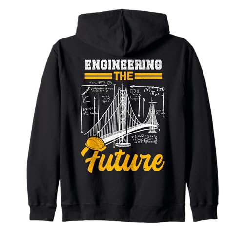 Civil Engineer Design Men Student Woman Mechanical Kapuzenjacke von Civil Engineering Gifts Mechanical Tees