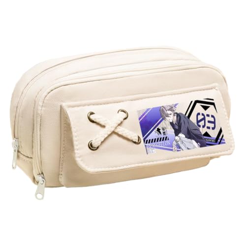 Ciyoulio Anime Stiftetasche Ayanami Rei Federmäppchen Asuka Langley Soryu Druck Federmäppchen Student Aufbewahrung Stifttasche Schreibwaren Tasche für Studenten, Typ 23, 21*5.5*11cm, Federmäppchen von Ciyoulio