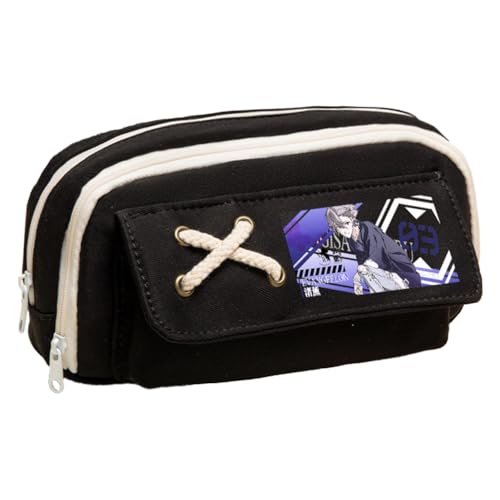 Ciyoulio Anime Stiftetasche Ayanami Rei Federmäppchen Asuka Langley Soryu Druck Federmäppchen Student Aufbewahrung Stifttasche Schreibwaren Tasche für Studenten, Typ 24, 21*5.5*11cm, Federmäppchen von Ciyoulio