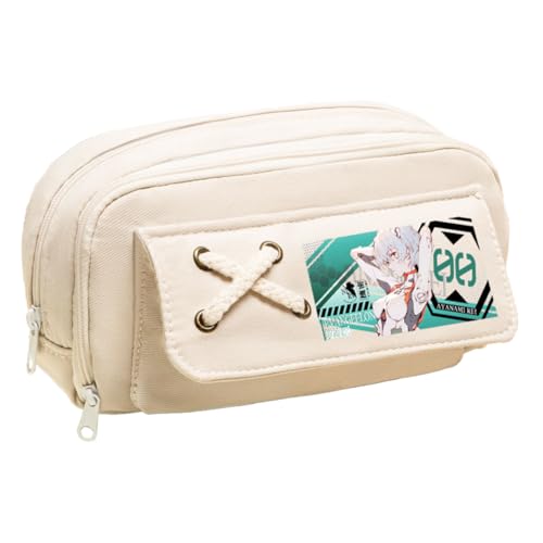 Ciyoulio Anime Stiftetasche Ayanami Rei Federmäppchen Asuka Langley Soryu Druck Federmäppchen Student Aufbewahrung Stifttasche Schreibwaren Tasche für Studenten, Typ 35, 21*5.5*11cm, Federmäppchen von Ciyoulio