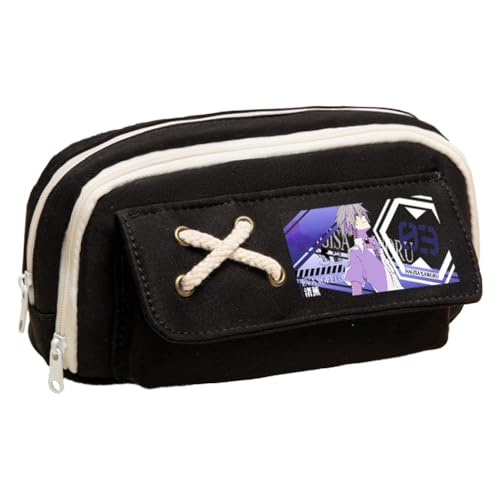Ciyoulio Anime Stiftetasche Ayanami Rei Federmäppchen Asuka Langley Soryu Druck Federmäppchen Student Aufbewahrung Stifttasche Schreibwaren Tasche für Studenten, Typ 42, 21*5.5*11cm, Federmäppchen von Ciyoulio