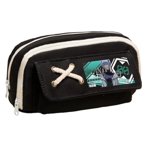 Ciyoulio Anime Stiftetasche Ayanami Rei Federmäppchen Asuka Langley Soryu Druck Federmäppchen Student Aufbewahrung Stifttasche Schreibwaren Tasche für Studenten, Typ 6, 21*5.5*11cm, Federmäppchen von Ciyoulio