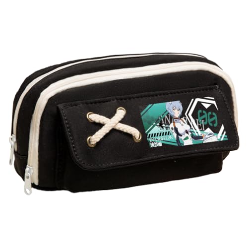 Ciyoulio Anime Stiftetasche Ayanami Rei Federmäppchen Asuka Langley Soryu Druck Federmäppchen Student Aufbewahrung Stifttasche Schreibwaren Tasche für Studenten, Typ 8, 21*5.5*11cm, Federmäppchen von Ciyoulio