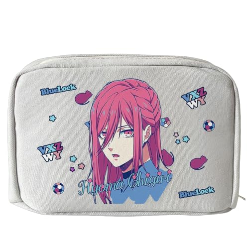 Ciyoulio Chigiri Hyoma/Seishiro Nagi Federmäppchen Kunigami Rensuke Anime Große Kapazität Stifttasche Reißverschluss Schreibwaren Aufbewahrungstasche 16 * 23cm von Ciyoulio