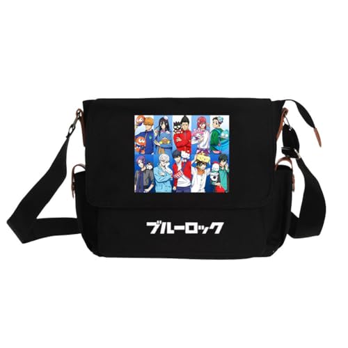 Ciyoulio Seishiro Nagi Umhängetasche Reo Mikage/Bachira Meguru Anime Print Schultertasche Chigiri Hyoma Satchel Handtasche Große Kapazität Messenger Bags Travel Casual Taschen, Typ 27, 29*9*24cm von Ciyoulio