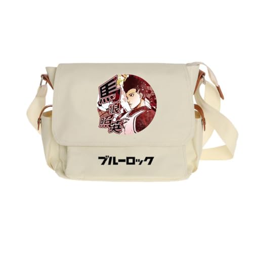 Ciyoulio Seishiro Nagi Umhängetasche Reo Mikage/Bachira Meguru Anime Print Schultertasche Chigiri Hyoma Satchel Handtasche Große Kapazität Messenger Bags Travel Casual Taschen, Typ 5, 29*9*24cm von Ciyoulio