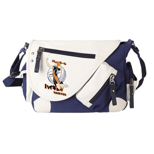 Ciyoulio Shoyo Hinata Crossbody Bag Tobio Kageyama Kuroo Tetsurou Messenger Bag Kozume Kenma Oikawa Tooru Sling Tote Bags Shoulder Bags Daypack Anime Merch, Typ 10, 32*11*26cm von Ciyoulio