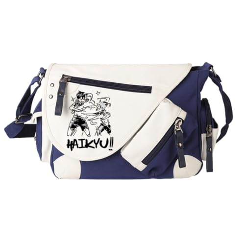 Ciyoulio Shoyo Hinata Crossbody Bag Tobio Kageyama Kuroo Tetsurou Messenger Bag Kozume Kenma Oikawa Tooru Sling Tote Bags Shoulder Bags Daypack Anime Merch, Typ 12, 32*11*26cm von Ciyoulio