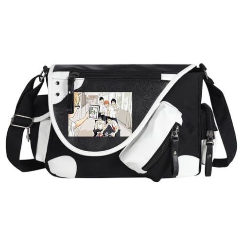 Ciyoulio Shoyo Hinata Crossbody Bag Tobio Kageyama Kuroo Tetsurou Messenger Bag Kozume Kenma Oikawa Tooru Sling Tote Bags Shoulder Bags Daypack Anime Merch, Typ 15, 32*11*26cm von Ciyoulio