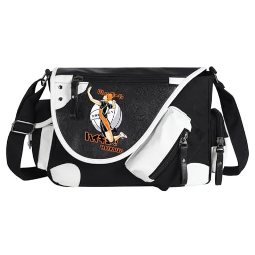 Ciyoulio Shoyo Hinata Crossbody Bag Tobio Kageyama Kuroo Tetsurou Messenger Bag Kozume Kenma Oikawa Tooru Sling Tote Bags Shoulder Bags Daypack Anime Merch, Typ 17, 32*11*26cm von Ciyoulio