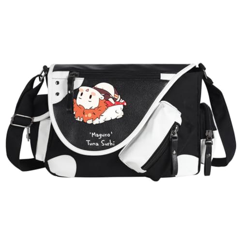 Ciyoulio Shoyo Hinata Crossbody Bag Tobio Kageyama Kuroo Tetsurou Messenger Bag Kozume Kenma Oikawa Tooru Sling Tote Bags Shoulder Bags Daypack Anime Merch, Typ 20, 32*11*26cm von Ciyoulio