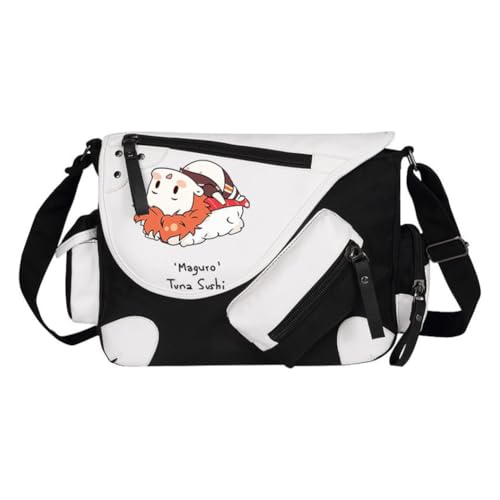 Ciyoulio Shoyo Hinata Crossbody Bag Tobio Kageyama Kuroo Tetsurou Messenger Bag Kozume Kenma Oikawa Tooru Sling Tote Bags Shoulder Bags Daypack Anime Merch, Typ 27, 32*11*26cm von Ciyoulio