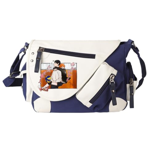 Ciyoulio Shoyo Hinata Crossbody Bag Tobio Kageyama Kuroo Tetsurou Messenger Bag Kozume Kenma Oikawa Tooru Sling Tote Bags Shoulder Bags Daypack Anime Merch, Typ 9, 32*11*26cm von Ciyoulio