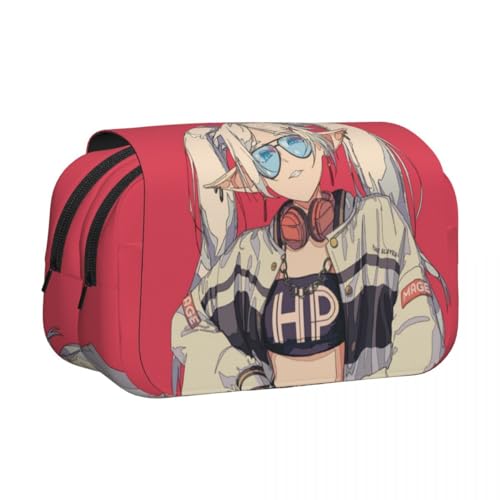 Frieren Stiftetasche Himmel/Farn/Stark Anime Stifteetui 3D-Druck Federmäppchen Student Schreibwaren Taschen Aufbewahrungstasche Kosmetiktaschen Organizer für Jungen Mädchen, Typ 1, 21*7.5*10cm von Ciyoulio
