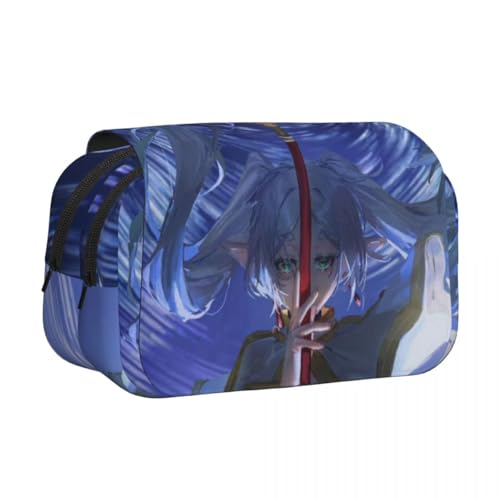 Frieren Stiftetasche Himmel/Farn/Stark Anime Stifteetui 3D-Druck Federmäppchen Student Schreibwaren Taschen Aufbewahrungstasche Kosmetiktaschen Organizer für Jungen Mädchen, Typ 11, 21*7.5*10cm von Ciyoulio