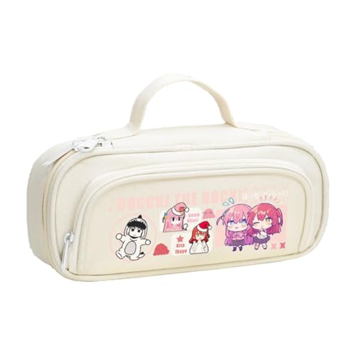 Gotō Hitori Federmäppchen Yamada Ryo/Ijichi Nijika/Kita Ikuyo Stiftetasche Cartoon Stifttasche Anime Bleistift Box Schreibwaren Tasche Aufbewahrungstasche Kosmetiktaschen von Ciyoulio
