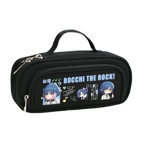 Gotō Hitori Federmäppchen Yamada Ryo/Ijichi Nijika/Kita Ikuyo Stiftetasche Cartoon Stifttasche Anime Bleistift Box Schreibwaren Tasche Aufbewahrungstasche Kosmetiktaschen von Ciyoulio