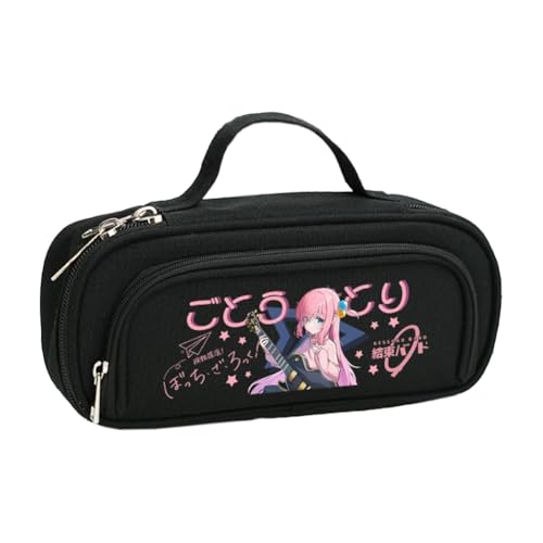 Gotō Hitori Federmäppchen Yamada Ryo/Ijichi Nijika/Kita Ikuyo Stiftetasche Cartoon Stifttasche Anime Bleistift Box Schreibwaren Tasche Aufbewahrungstasche Kosmetiktaschen von Ciyoulio