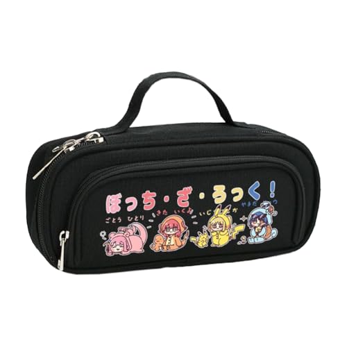 Gotō Hitori Federmäppchen Yamada Ryo/Ijichi Nijika/Kita Ikuyo Stiftetasche Cartoon Stifttasche Anime Bleistift Box Schreibwaren Tasche Aufbewahrungstasche Kosmetiktaschen von Ciyoulio