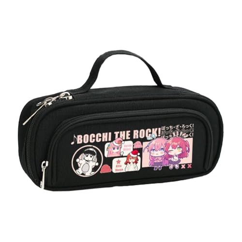 Gotō Hitori Federmäppchen Yamada Ryo/Ijichi Nijika/Kita Ikuyo Stiftetasche Cartoon Stifttasche Anime Bleistift Box Schreibwaren Tasche Aufbewahrungstasche Kosmetiktaschen von Ciyoulio