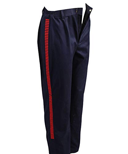 ClSSTEV Herren Cosplay Kostüm rot gestreifte Hose Halloween Cosplay Hose, Only Pants, X-Large von ClSSTEV