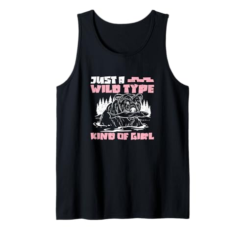 Just A Wild Type Art of Girl Lustige Zoologie für einen Zoologen Tank Top Just A Wild Type Art of Girl Lustige Zoologie für einen Zoologen Tank Top von Clade Zoology Crusaders