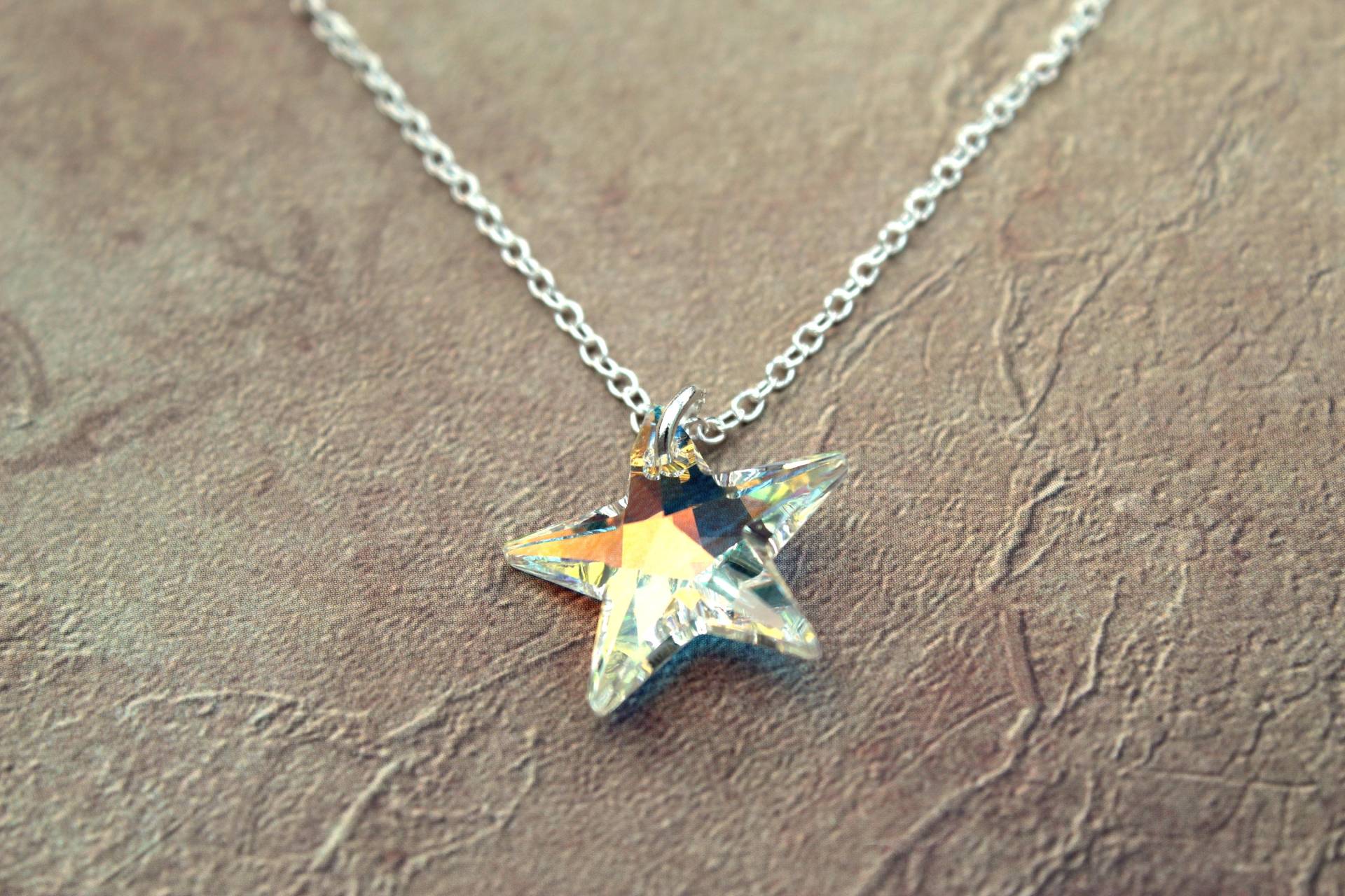 Funkelnde Kristallstern-Halskette - Schönes Und Durchdachtes Geschenk, Glitzernder Anhänger, Wertschätzungsgeschenk, Funkelndes Geschenk Für Sie von ClaireElizabeths