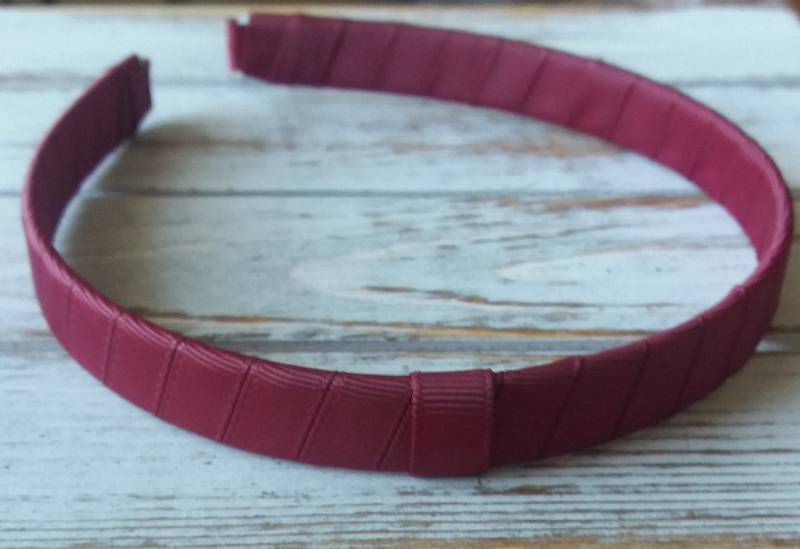 Austauschbare Harte Stirnband, Burgund Zurück Zu Schule Schwer Mädchen Stirnbänder, Einheitliche Stirnbänder von ClaireMariesBoutique