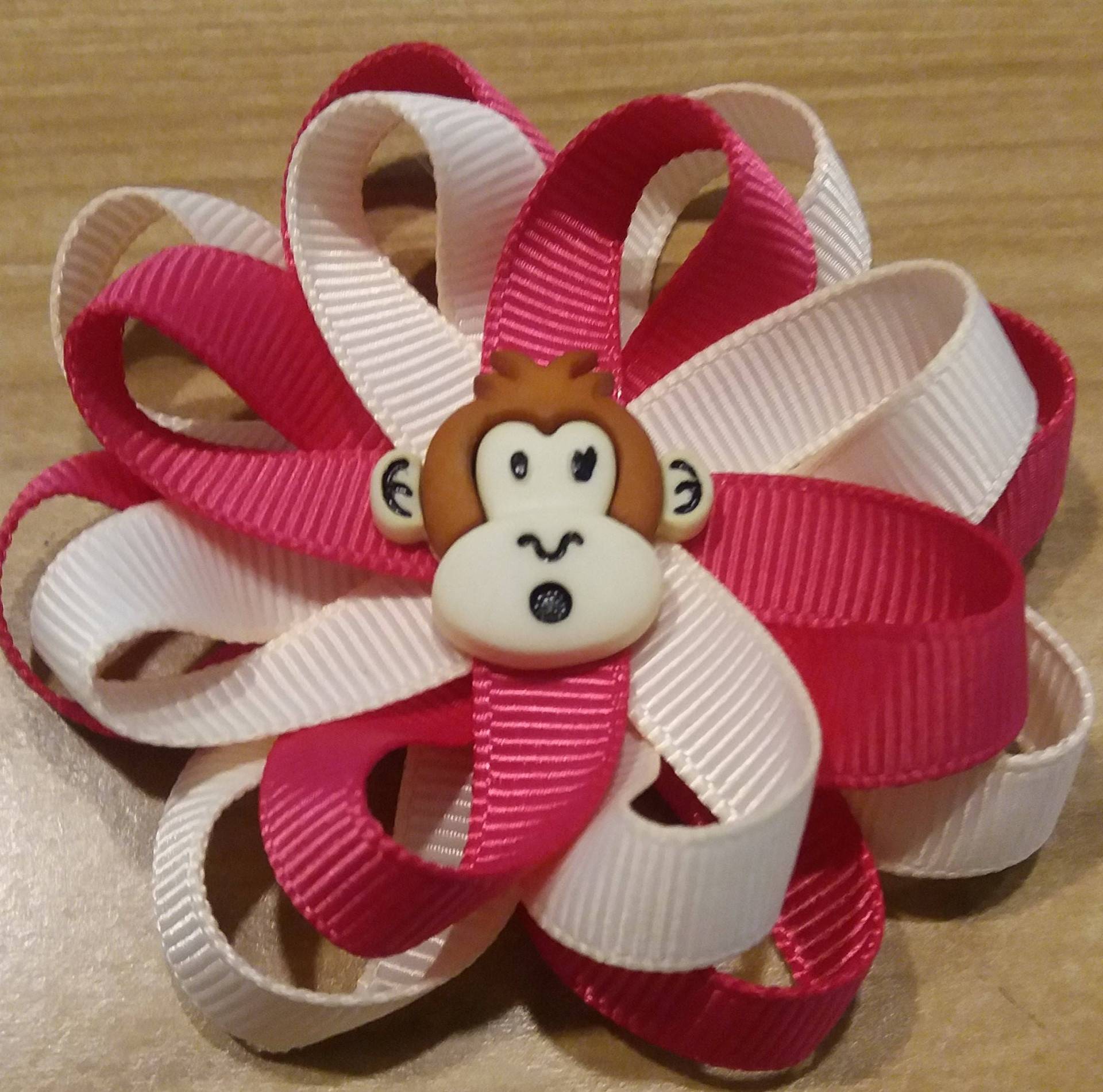 Loopy Affe Schleife Im Haar von ClaireMariesBoutique