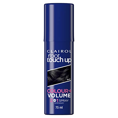 Clairol root touch up color + volume 2 in 1 spray black, 75ml von Clairol