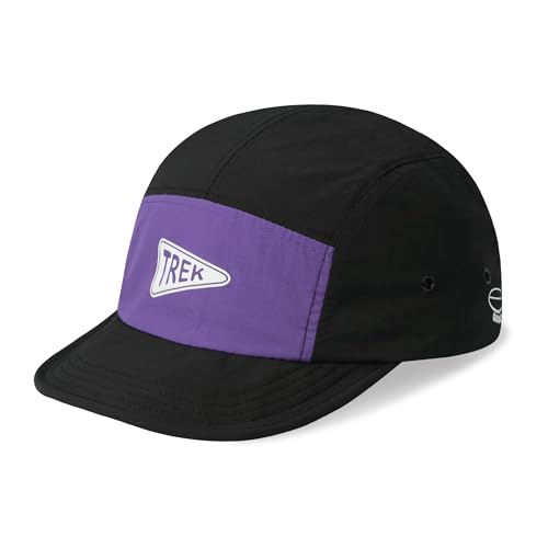 Clakllie 5 Panel Cap mit Kurzem Schirm Wasserdicht Basecap Herren Weich Leichte Sport Running Cap Unstructured Outdoor Cap,BSSD2567-Black von Clakllie
