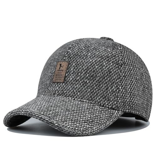 Clakllie Baseball Cap Herren Winter Warme Wolle Fleece Mit Ohrenklappen Schirmmütze Outdoor Sport Cap Herren Winter Herbst Clakllie Baseball Cap Herren Winter Warme Wolle Fleece Mit Ohrenklappen Schirmmütze Outdoor Sport Cap Herren Winter Herbst von Clakllie