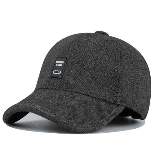 Clakllie Baseball Cap Herren Winter Warme Wolle Fleece Mit Ohrenklappen Schirmmütze Outdoor Sport Cap Herren Winter Herbst Clakllie Baseball Cap Herren Winter Warme Wolle Fleece Mit Ohrenklappen Schirmmütze Outdoor Sport Cap Herren Winter Herbst von Clakllie