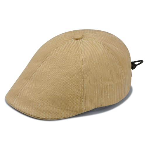 Clakllie Baskenmütze Herren Sommer Breathable Newsboy Cap Cabbie Flache Hut Mütze Sportmütze Schiebermütze Newsboy Flat Cap Gatsby Schirmmütze Kappe Sonnenhut von Clakllie