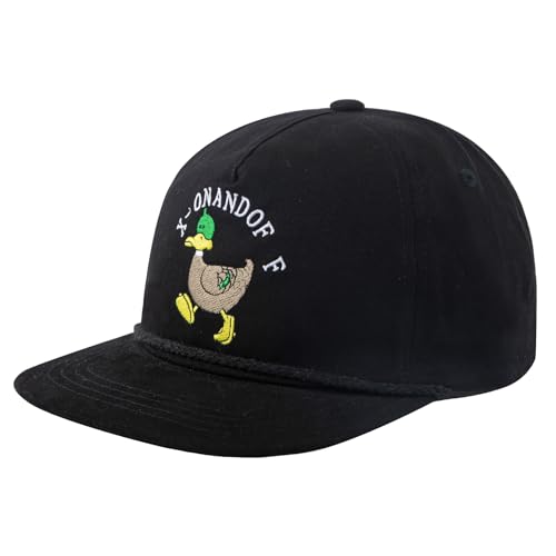 Clakllie Cotton Baseball Cap UV-Schutz Flat Brim Cap Schildmütze Running Cap Snapback Caps Herren Atmungsaktive Trucker Basecap,Black Clakllie Cotton Baseball Cap UV-Schutz Flat Brim Cap Schildmütze Running Cap Snapback Caps Herren Atmungsaktive Trucker Basecap,Black von Clakllie