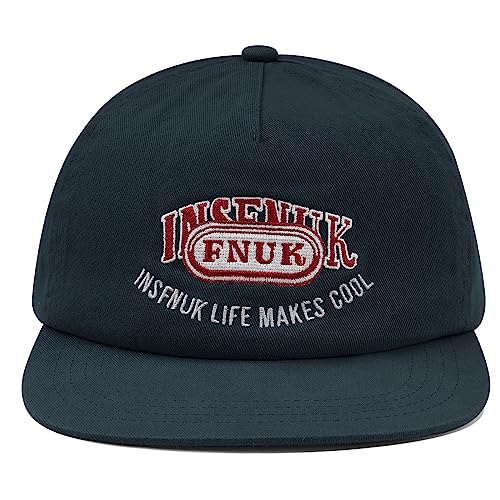 Clakllie Flat Bill Baseball Cap Snapback Trucker Hat Steet Casual Hip Hop Cap Breathable Runner Cap Vintage Low Profile Hat, S-dfbh1, Marineblau, Einheitsgröße Clakllie Flat Bill Baseball Cap Snapback Trucker Hat Steet Casual Hip Hop Cap Breathable Runner Cap Vintage Low Profile Hat, S-dfbh1, Marineblau, Einheitsgröße von Clakllie