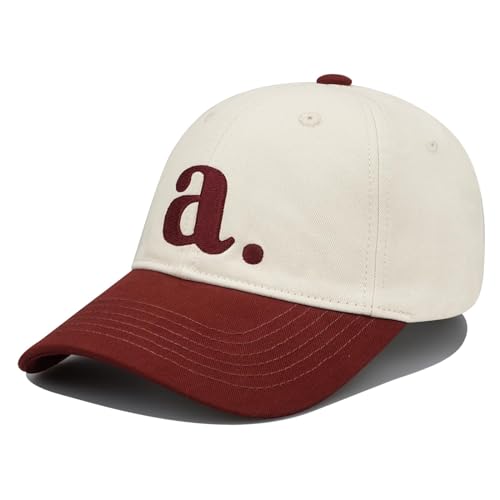 Clakllie Herren Damen Basecap Verstellbar Klassische Sommer Cappy Cap Baumwolle Sonnenschutz Baseball Mütze Baseballkappe Lightweight Stickerei Running Snapback Kappe Atmungsaktiv für Sport Wandern von Clakllie