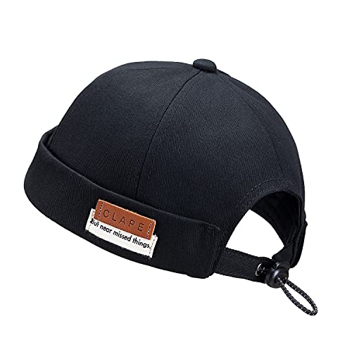 Clakllie Kappe Ohne Schirm Baumwolle Docker Cap Herren Damen Docker Mütze Seemannsmütze Rolled Cuff Brimless Hat Cap Harbour Hat Rollrandmütze Clakllie Kappe Ohne Schirm Baumwolle Docker Cap Herren Damen Docker Mütze Seemannsmütze Rolled Cuff Brimless Hat Cap Harbour Hat Rollrandmütze von Clakllie