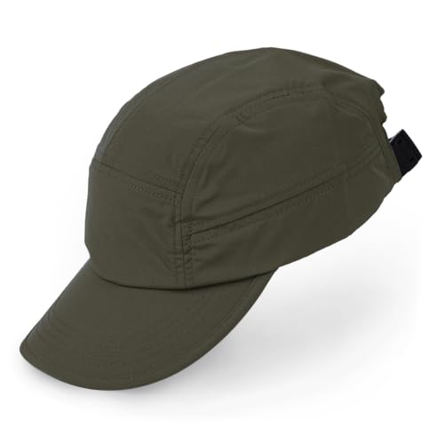 Clakllie Kappe Snapback Cap 5 Panel Baseball Cap Schnelltrocknend Cap Sport Caps Outdoor Sonnen-Kappe für Wandern Bergsteigen Joggen Radfahren,WBBC3-Green von Clakllie