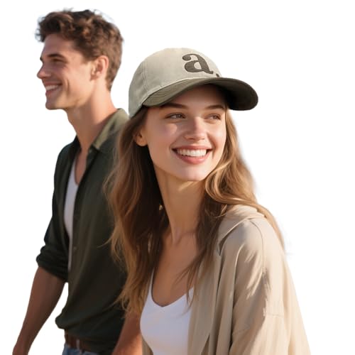 Clakllie Baseball Caps für Herren Verstellbar Schildmütze Unstructured Dad Hat Low Profile Baseballkappen Outdoor Sports Cap Moisture Wicking Basecap Vintage Trucker Cap,HBC06-Khaki/Brown von Clakllie